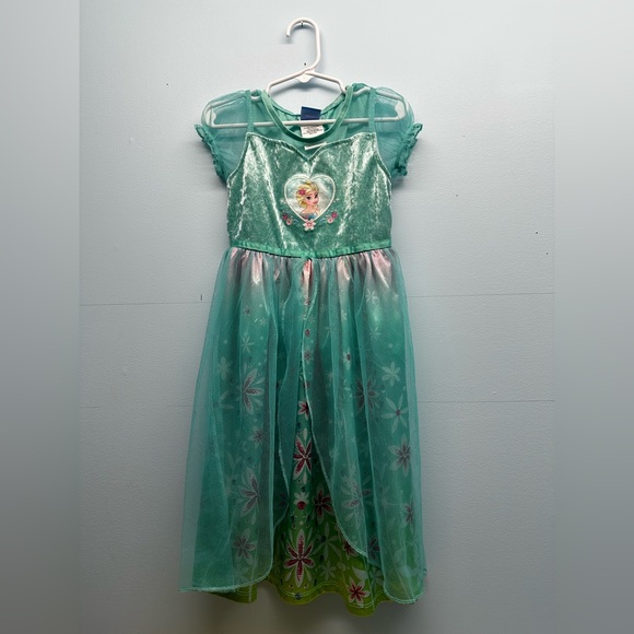 Lot of 3 Toddler Girls Disney Princess Dress up Costumes Play Dress Frozen XS 4T - Picture 4 of 12